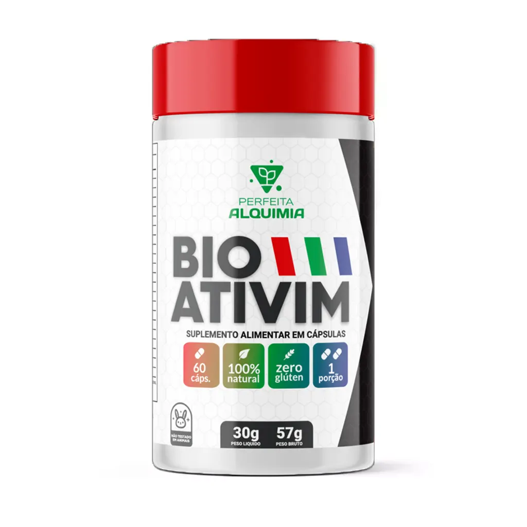 Bioativim 500 mg Com 60 cápsulas Perfeita Alquimia