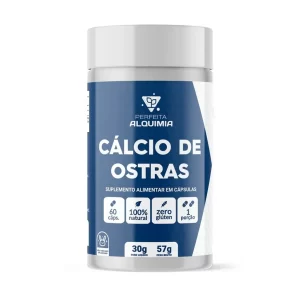 Cálcio De Ostras 500 mg Com 60 cápsulas Perfeita Alquimia