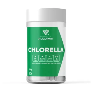 Chlorella 500 mg 60 cápsulas Perfeita Alquimia