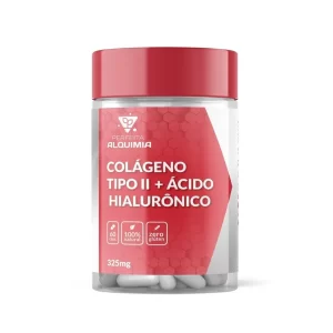 Colágeno Tipo II+Ácido Hialurônico 60 Cap Perfeita Alquimia