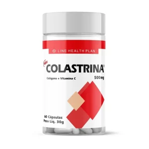 Colastrina Colágeno + Vitamina C 500 mg 60 cápsulas Perfeita Alquimia