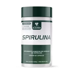 Spirulina 500 mg Com 60 cápsulas Perfeita Alquimia