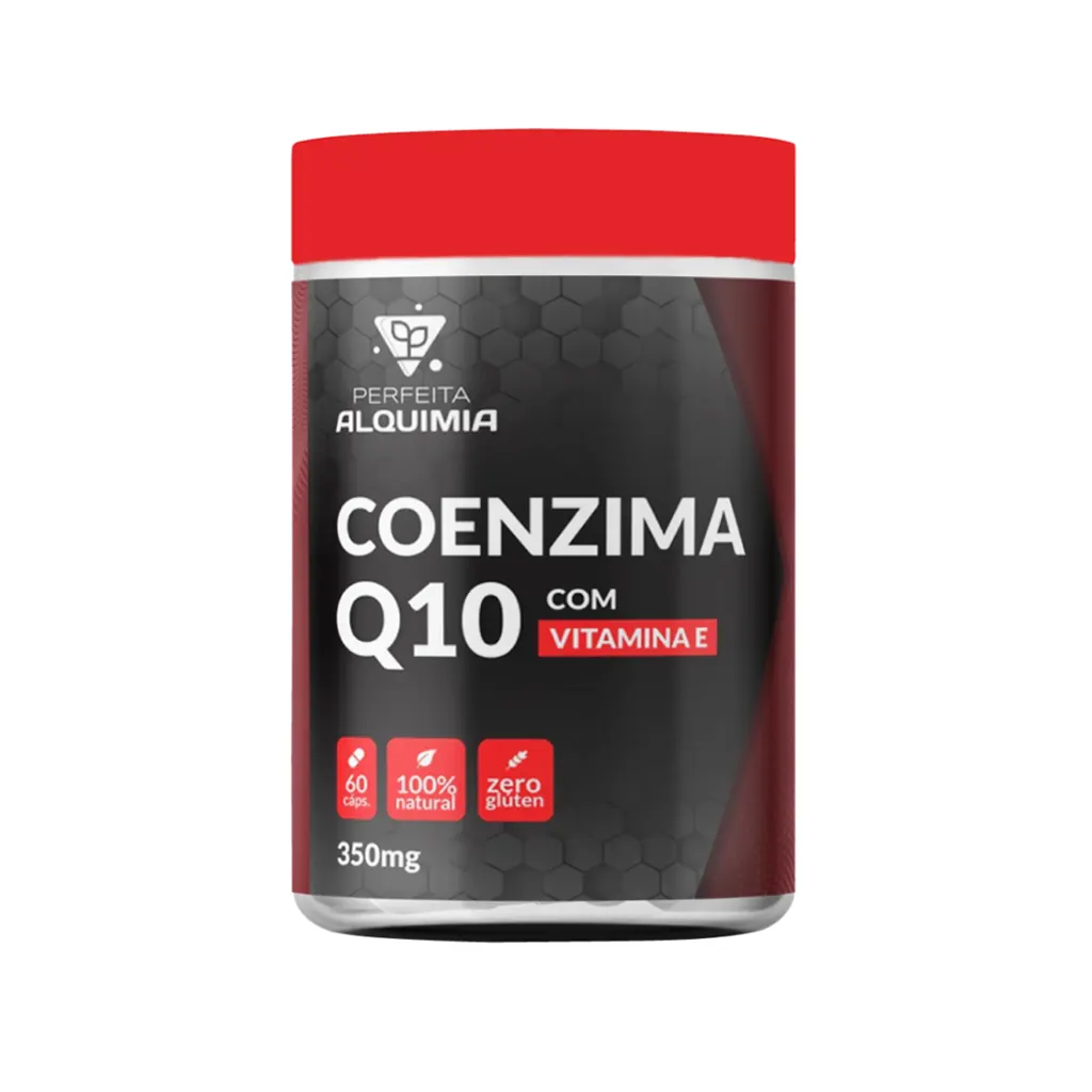 Coenzima Q10 Com Vitamina E 350 mg 60 Cap Perfeita Alquimia