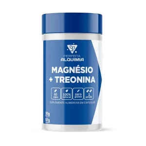 Magnésio + Treonina 500 mg 60 cápsulas Perfeita Alquimia