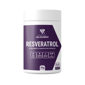 Resveratrol 30 g Com 60 cápsulas Perfeita Alquimia