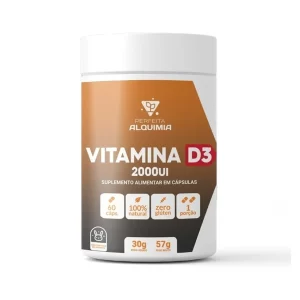 Vitamina D3 1000Ui 60 cápsulas Perfeita Alquimia