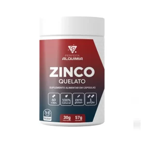 Zinco Quelato 29,6 mg 60 cápsulas Perfeita Alquimia