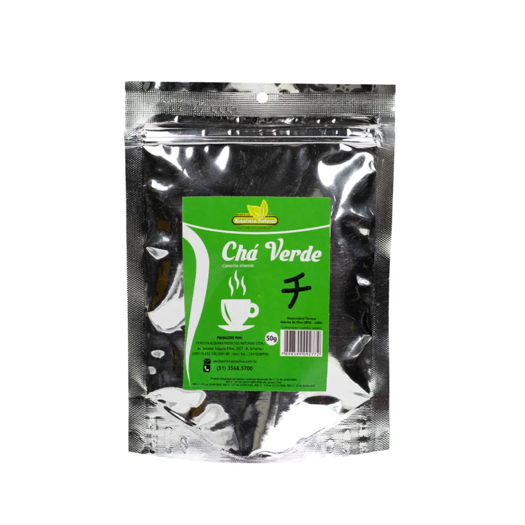 Chá Verde 50 g Laminado Perfeita Alquimia
