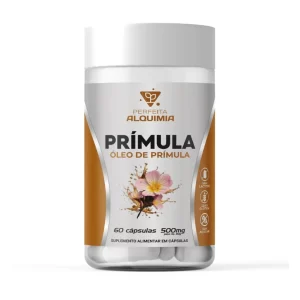 Óleo De Prímula 500 mg Com 60 cápsulas Perfeita Alquimia